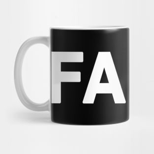 FAITH Typography Mug